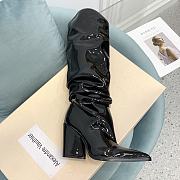 Alexandre Vauthier Black Patent Boots 9.5cm - 2