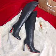 Christian Louboutin Eleonor Botta Black Boots 10cm - 3