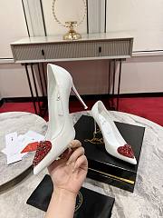 Christian Louboutin Kate White Heart Heel 10cm - 4