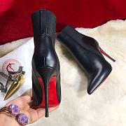 Christian Louboutin Chelsea Chick Red Sole Stiletto Boot 10cm - 4