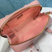 Miu Miu Arcadie Nappa Leather Pink 22x10.5x7.5cm - 6