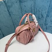 Miu Miu Arcadie Nappa Leather Pink 22x10.5x7.5cm - 3