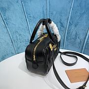 Miu Miu Arcadie Nappa Leather Black 22x10.5x7.5cm - 3