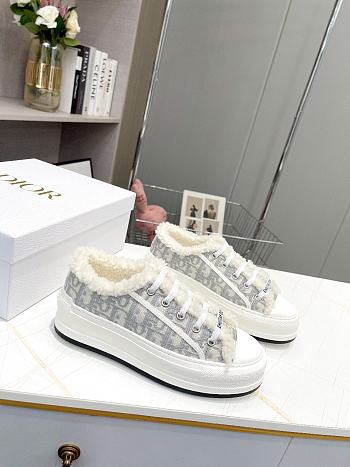 Dior Winter Grey Oblique Sneaker