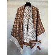 Louis Vuitton LV Monogram Scarf Camel 137x152cm - 1