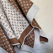 Louis Vuitton LV Monogram Scarf Camel 137x152cm - 3