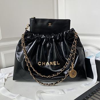 Chanel 22 Handbag Black 30x45x8cm