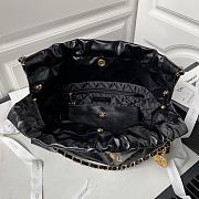 Chanel 22 Handbag Black 30x45x8cm - 5