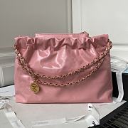 Chanel 22 Handbag Pink 30x45x8cm - 3