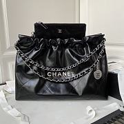 Chanel 22 Handbag Black Silver 30x45x8cm - 1