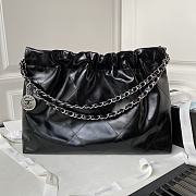 Chanel 22 Handbag Black Silver 30x45x8cm - 4