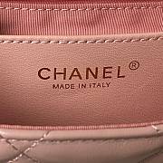 Chanel 23k Flap Bag Pink Gold 13.5x20.5x5cm - 4