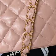 Chanel 23k Flap Bag Pink Gold 13.5x20.5x5cm - 2