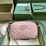 Gucci GG Marmont Small Shoulder Bag Light Pink 24x13x7cm - 1