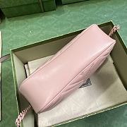 Gucci GG Marmont Small Shoulder Bag Light Pink 24x13x7cm - 4