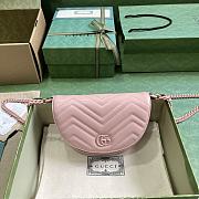 Gucci GG Marmont Matelasse Chain Mini Bag Light Pink 14.5x20x4cm - 1