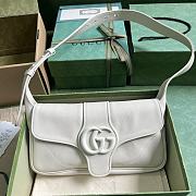 Gucci Aphrodite Small Shoulder Bag White 27x14x5cm - 1