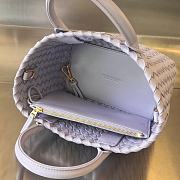 Bottega Veneta Mini Cabat Purple 20x15x12cm - 4