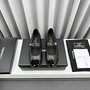 Chanel Mary Janes Calfskin Black - 1