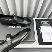 Chanel Mary Janes Calfskin Black - 4