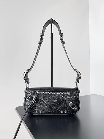 Balenciaga Le Cagole XS Sling Bag in black 22.8x12.9x4cm