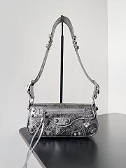 Balenciaga Le Cagole XS Sling Bag in Metallic 22.8x12.9x4cm - 1