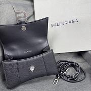 Balenciaga Hourglass Black Calfskin 19cm - 3