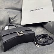 Balenciaga Hourglass Black Calfskin 19cm - 2