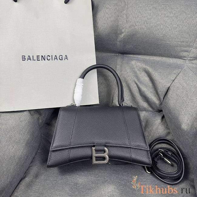 Balenciaga Hourglass Black Calfskin 23cm - 1