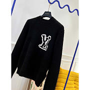 Louis Vuitton LV Wool Sweater Black - 3