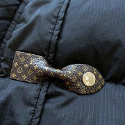 Louis Vuitton LV Monogram Accent Pillow Puffer Jacket Black - 4