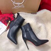 Christian Louboutin Black Chelsea Ankle Boots 10cm - 3