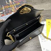 Dolce Gabbana DG Small Smooth Devotion Bag Black 19 x 13 x 4.5 cm  - 6