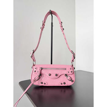 Balenciaga Le Cagole XS Sling Bag in Pink 22.8x12.9x4cm