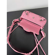 Balenciaga Le Cagole XS Sling Bag in Pink 22.8x12.9x4cm - 4