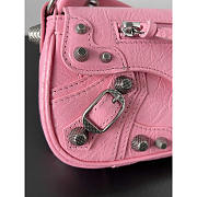 Balenciaga Le Cagole XS Sling Bag in Pink 22.8x12.9x4cm - 2