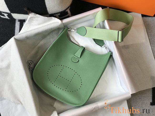 Hermes Evelyne Medium Green 29cm - 1