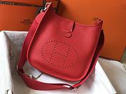 Hermes Evelyne Medium Red 29cm - 1