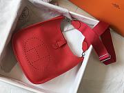 Hermes Evelyne Medium Red 29cm - 4