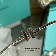 Tiffany Diamond Turquoise Wire White Gold Bracelet - 4