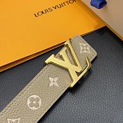 Louis Vuitton LV Iconic Grey Belt 3cm - 2