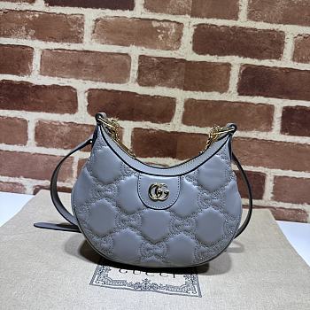 Gucci GG Matelasse Mini Bag Grey 21cm