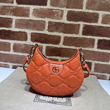 Gucci GG Matelasse Mini Bag Orange 21cm