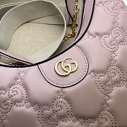 Gucci GG Matelasse Small Light Pink Shoulder Bag 27x18x7cm - 4