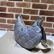 Gucci GG Matelasse Small Grey Shoulder Bag 27x18x7cm - 3