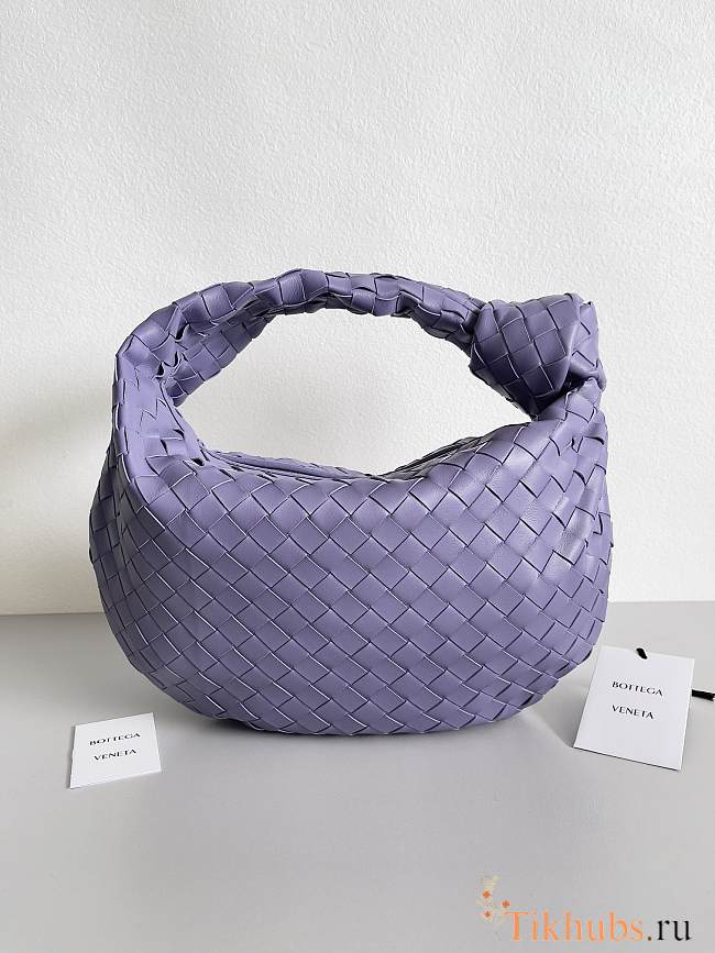 Bottega Veneta BV Jodie Bag In Purple Leather 36x21x13cm - 1