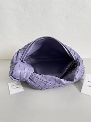 Bottega Veneta BV Jodie Bag In Purple Leather 36x21x13cm - 6