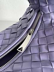 Bottega Veneta BV Jodie Bag In Purple Leather 36x21x13cm - 5