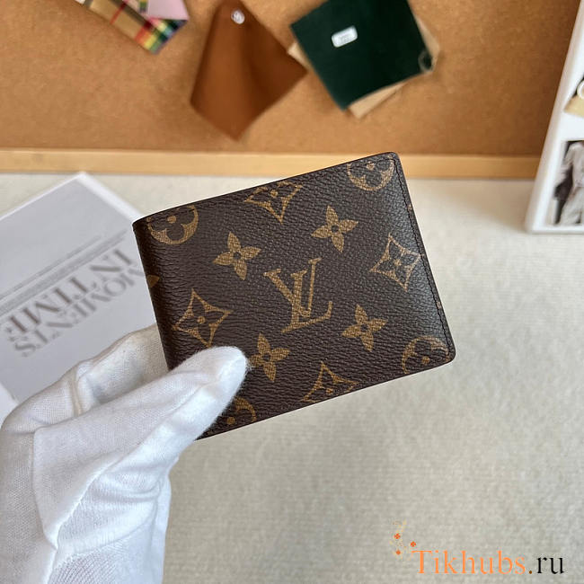 Louis Vuitton LV Marco Wallet Brown 11 x 9 x 2 cm  - 1