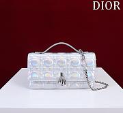 Dior Mini Miss Bag Cannage Silver 21 x 11.5 x 4.5 cm - 1
